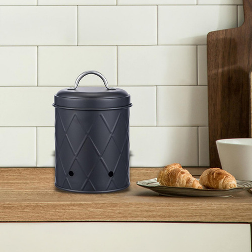 Patata, Cebolla, Ajo, Olla, Recipiente De Negro Estilo C