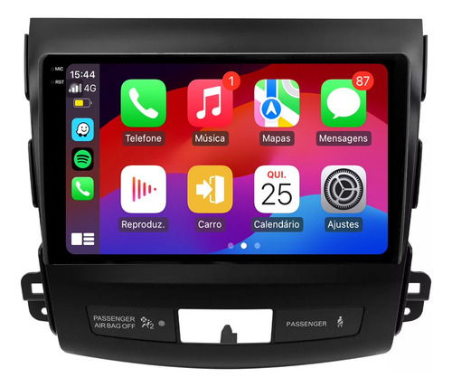 Multimidia Outlander 08/12 9p Android Carplay 4/64gb + Ré