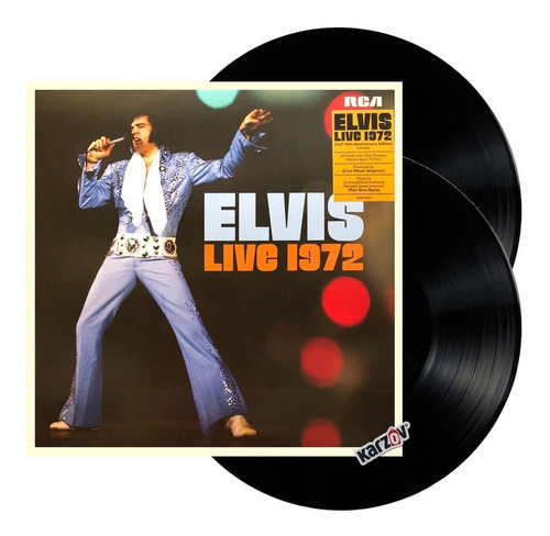 Elvis Presley Elvis Live 1972 Vinilo Doble 