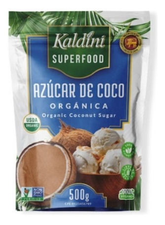 Azúcar De Coco Orgánico Kaldini X 500 Gr