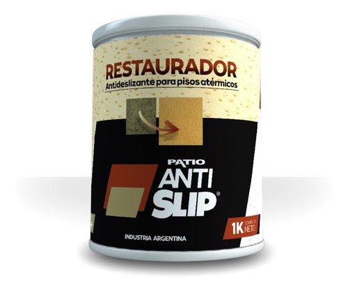 Pintura 1kg Patio Restaurador Marfil Bordes Piscina Pileta