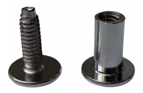 Tornillo Tuerca Union P Muebles Paneles Gabinetes 200pz 35mm