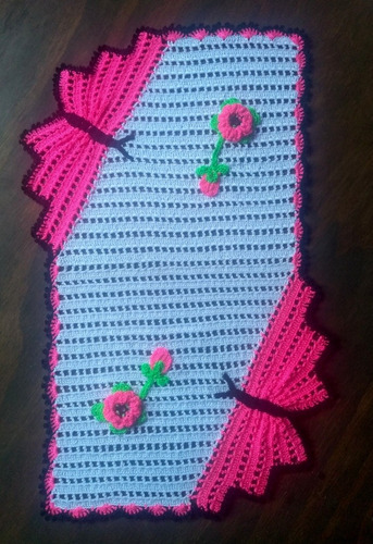 Carpeta De Mariposas Y Flores Camino Crochet