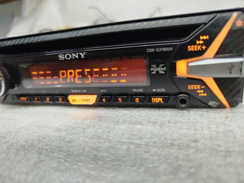 Autoestéreo Sony Cdx G3150u Camaleón Bt Audio Adaptado Usado (Usado)