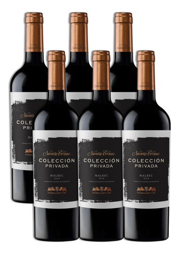 Navarro Correas Línea Colección Privada Malbec 6x750ml