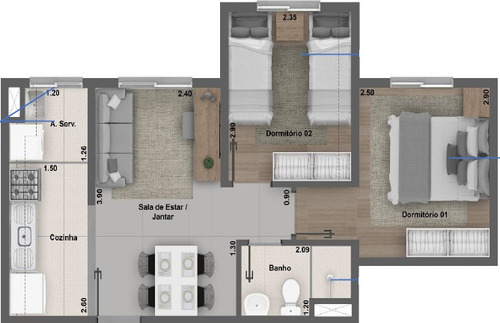 Apartamento À Venda No Bairro Cidade Nova São Miguel - São Paulo/sp - O-14263-27478