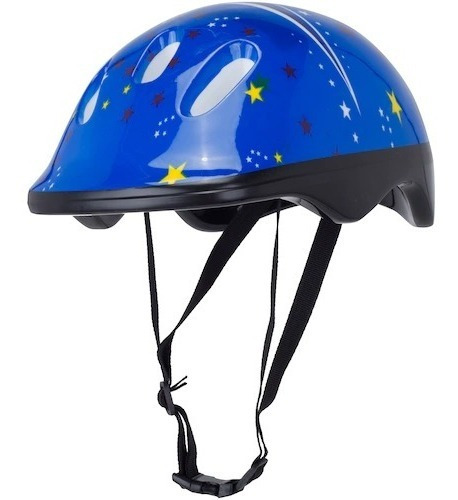 Capacete Azul Infantil Bike Skate Patins Patinete Ajustavel