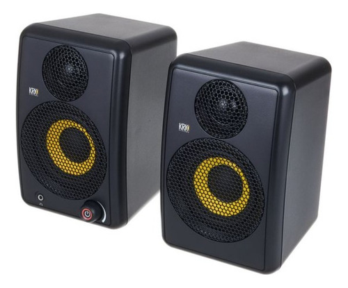 Krk Goaux 3 Monitores De Estudio Par Color Negro 110v