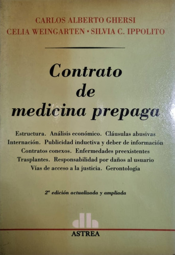 Contrato De Medicina Prepaga Silvia C. Ippolito