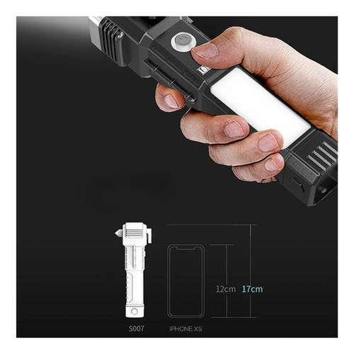 Linterna Led Martillo De Seguridad Para Coche Linterna Usb
