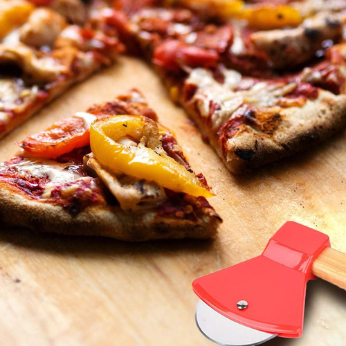 Rueda De Pizza, Cuchillo De Acero Inoxidable Premium Axe De