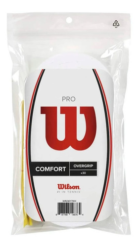 Overgrip Wilson Pro Comfort Rolo Com 30 Unidades