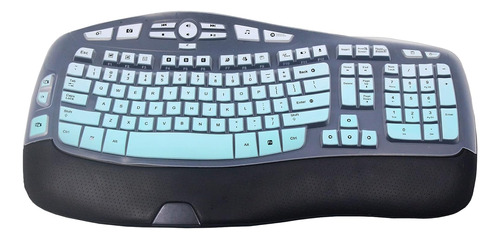 Protector Degrade Azul Para Teclado Logitech Mk550