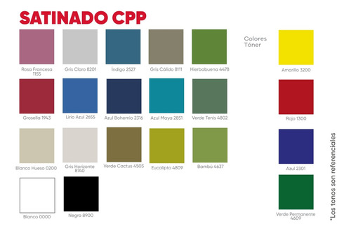 Pintura Satinado Cpp 1 Gl - Color A Matizar