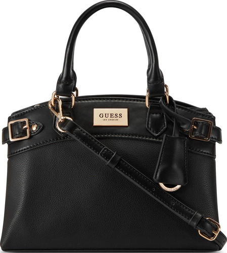 Bolsa Satchel Para Mujer Pg948505-bla Color Negro Guess
