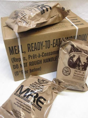 Comida Militar Sellada (5 Raciones, Tu Eliges) (Usado)