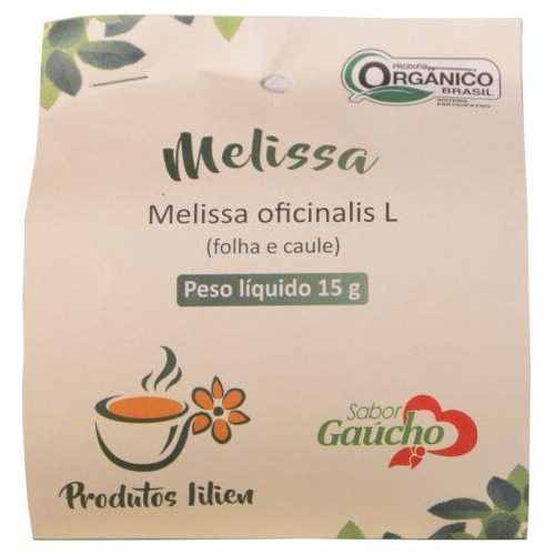 Chá De Melissa Orgânico Coopernatural 15g