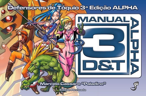 Rpg 3d&t - Defensores De Tóquio - 3ª Edição Alpha