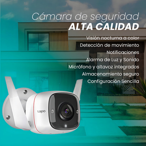 Camara Wifi Vigilancia Seguridad Remota App C320ws Vídeo 2k