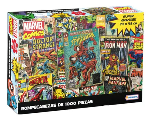 Rompecabezas Marvel Comics Puzzle 1000 Piezas Tapimovil
