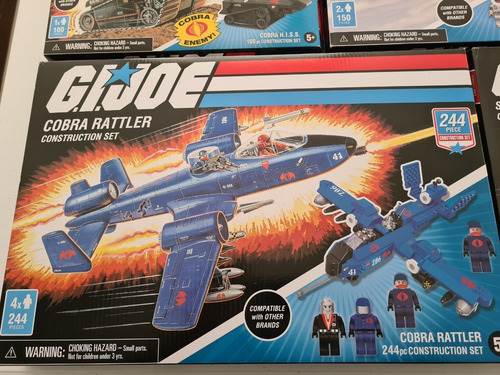 Gi Joe Construction Set: Paquete De 9 Sets De Vehiculos (Usado)