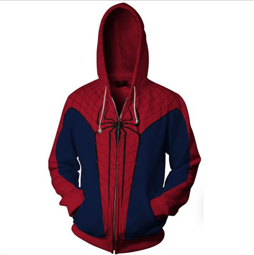 Traje Cosplay La Increíble Sudadera Capucha 3d Spider-man