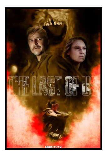 Cuadro Premium Poster 33x48cm Pareja The Last Of Us