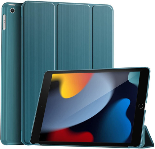Funda Para iPad 10.2 9th Generacion Procase Verde Azulado