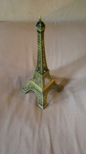 Torre Eiffel  De Metal Réplica 10 X 25 Cm