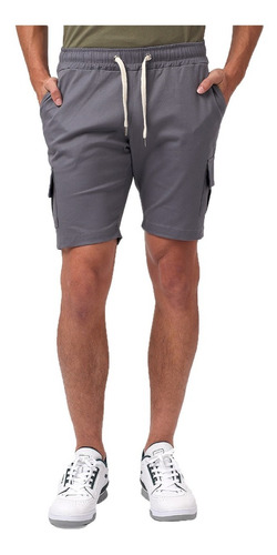 Short Bermuda Hombre Gabardina Cargo Nueva Moda Verano 