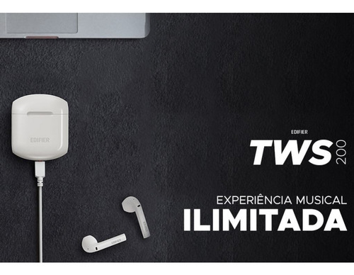 Imagem 8 de 9 de Fone Bluetooth Tws200- Edifier Earbuds AirPods Design