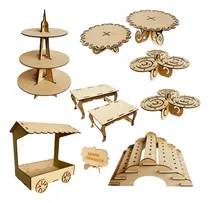 Comprar Candy Bar Mobiliario 10 Accesorios Mesa De Dulces 