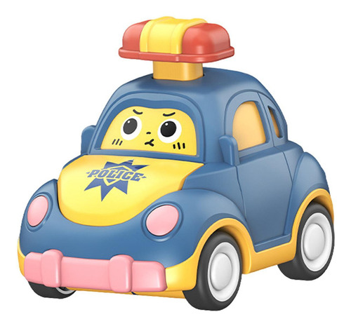 Ch Coche De Juguete Push And Go, Vehículo De Juguete Azul