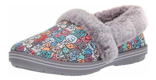 Skechers Bobs Women's Too Cozy-pooch Parade Slipper, Multi, 