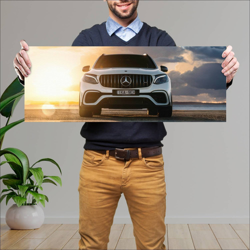 Cuadro 30x80cm Auto 2018 Mercedes Amg Glc 63 S A 975