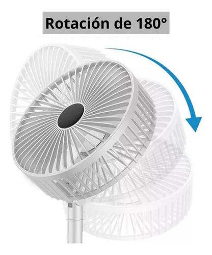 Ventilador Escritorio Pequeño Plegable 3 Velocidades 180°