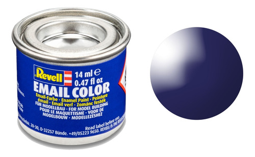 Pintura Revell Enamel Brillante Color  321 54 Azul Noche