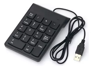 Teclado Numérico Usb Cable Delgado Mini Numero Almohadilla D