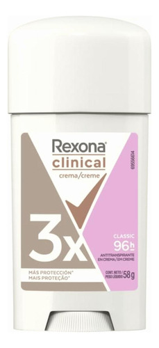 Antitranspirante Rexona Clinical Classic En Soft Solid Para