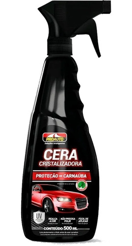 Cera Automotiva Líquida Super Brilho Proauto 500ml