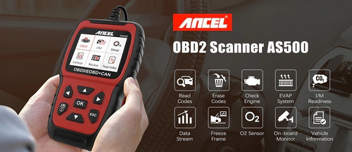 Imagen 5 de 9 de Escaner Auto Obd2 Ancel As500 Diagnostico 21import