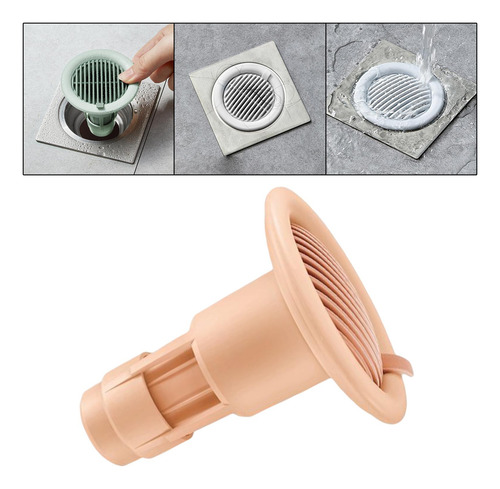 Drenaje Del Piso De, Tapón Antiolor Drenaje Rápido Rosado