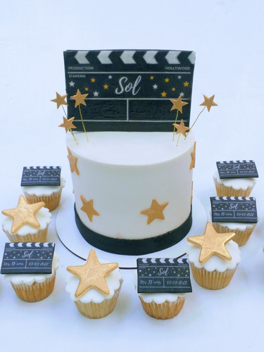 Tortas Decoradas Temática Cine Personalizadas Artesanales