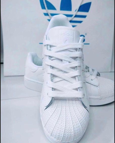 Parecer Preocupado Hay una tendencia Tenis Adidas De Concha Blancos | MercadoLibre 📦