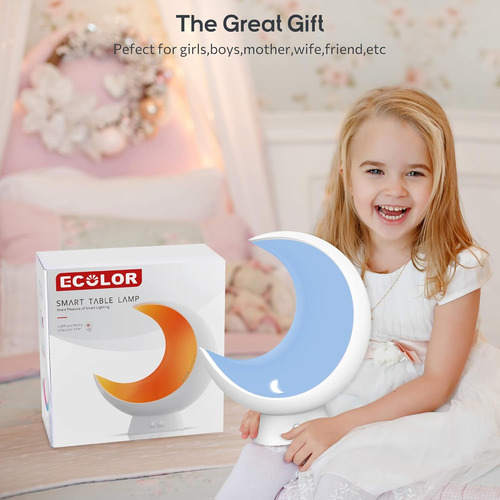 Lámpara De Mesita De Noche Inalámbrica Smart Touch, Control