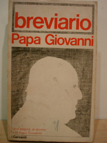 Breviario Papa Giovanni Italiano Documentos Concilio Vatican