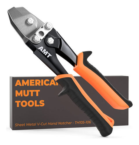 American Mutt Tools Muesca De Mano De Chapa Metlica, Muesca