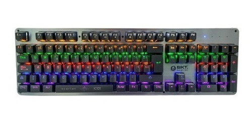 Imagen 3 de 4 de Teclado Gamer Mecánico Bkt K101 Luz Led Anti-ghosting Pc Ps4