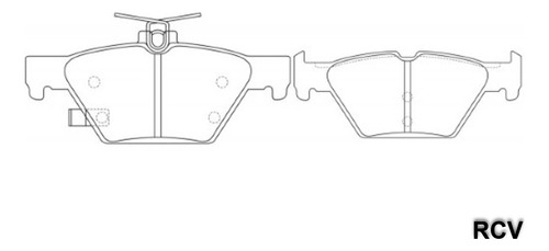 Balatas Disco  Trasera Para Subaru Legacy  2.5 I 2016