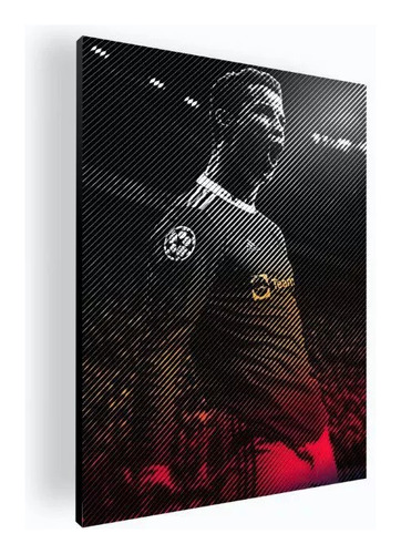 Cuadro  Moderno Mural Poster Ronaldo Cr7 Cristian 84x118 Mdf